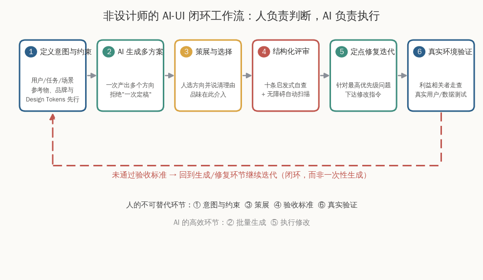 非设计师的 AI-UI 闭环工作流
