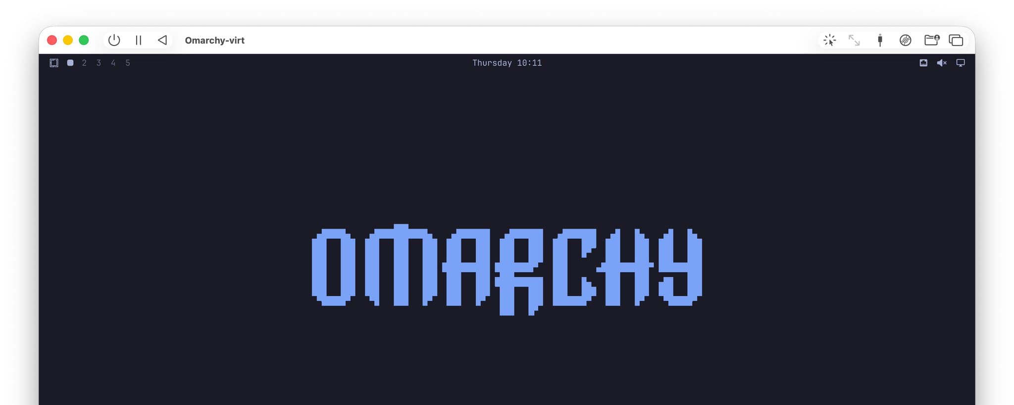 用 Mac UTM 虚拟机流畅体验 Omarchy